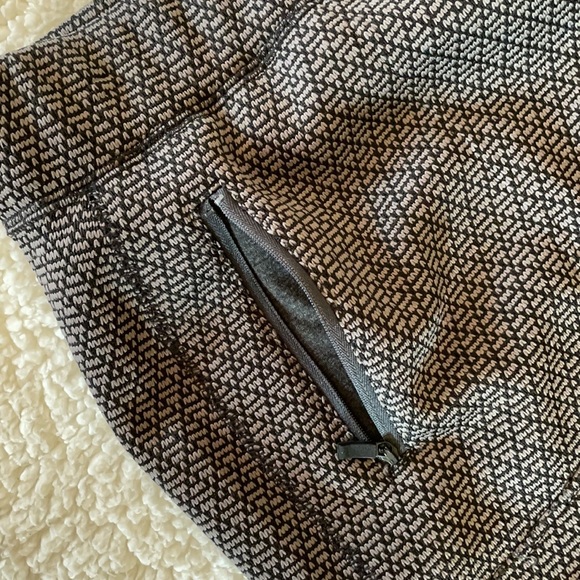 Woolrich Gray Black Fleece Lined Knit Pattern Lochlyn Skirt Small - Picture 11 of 11